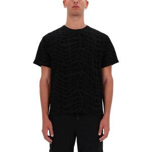 VERSACE JEANS COUTURE All Over Logo T-Shirt Men BLACK T-Shirts